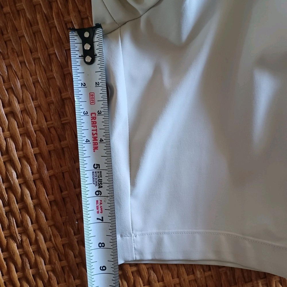Savane Mens Pleated Flat Front Khaki Shorts Classic Fit Size 42 - Picture 3 of 8